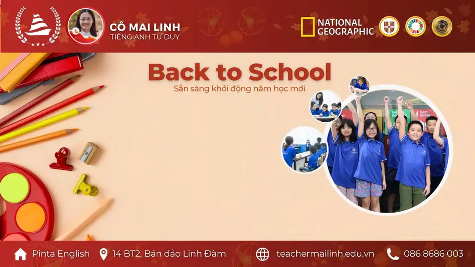 Back-to-school-2024 cùng cô Mai Linh - Tiếng Anh LInh Đàm