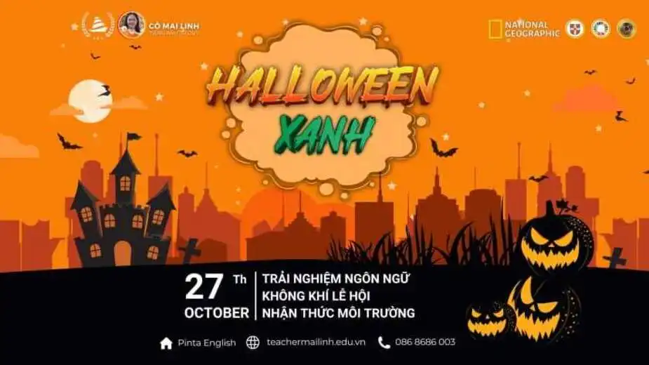 Sự-kiện-Halloween-Cô-Mai-Linh-Tiếng-Anh-Linh-Đàm-Hoàng-Mai